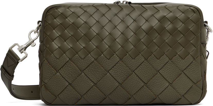 Axelväska Bottega Veneta Bottega Veneta Intrecciato Camera Bag Grön | 755925V5RL13227