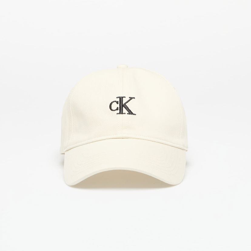 Keps CALVIN KLEIN Calvin Klein Jeans Embroidered Monogram Cap Vit | LV04K5024G YAE