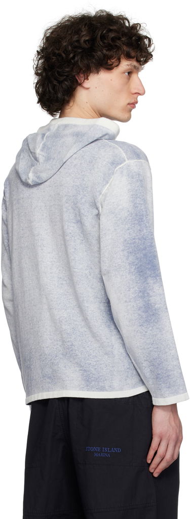 Sweatshirt Stone Island Stone Island Raw Hand Light Reversible Hoodie Blå | K1S15 5100029 S00Z2, 2