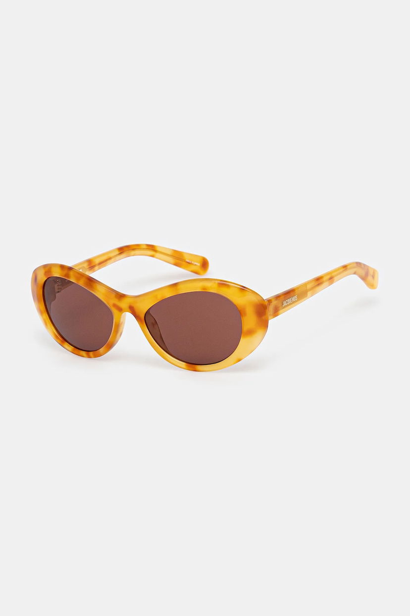Solglasögon Jacquemus Jacquemus ROND Sunglasses Gul | JAC107C5SUN