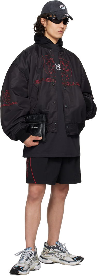 Shorts Balenciaga Balenciaga Washed Tracksuit Shorts Svart | 814568TRO32, 3