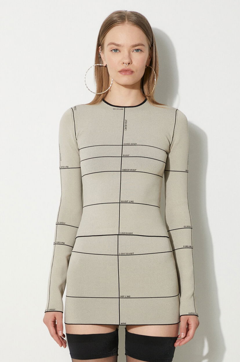 Klä VETEMENTS VETEMENTS Mannequin Knit Top Long Sleeve Beige | WE64KN330O