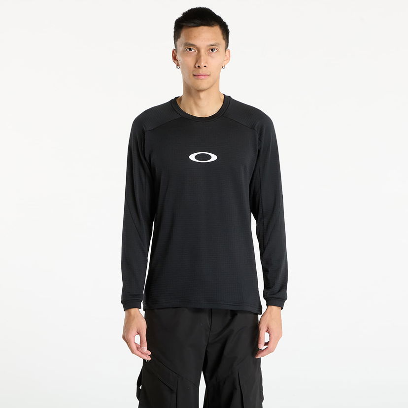 Sweatshirt OAKLEY Men's Enhance Light Grid Long Sleeve Crew Sweatshirt Svart | FOA408123-02E