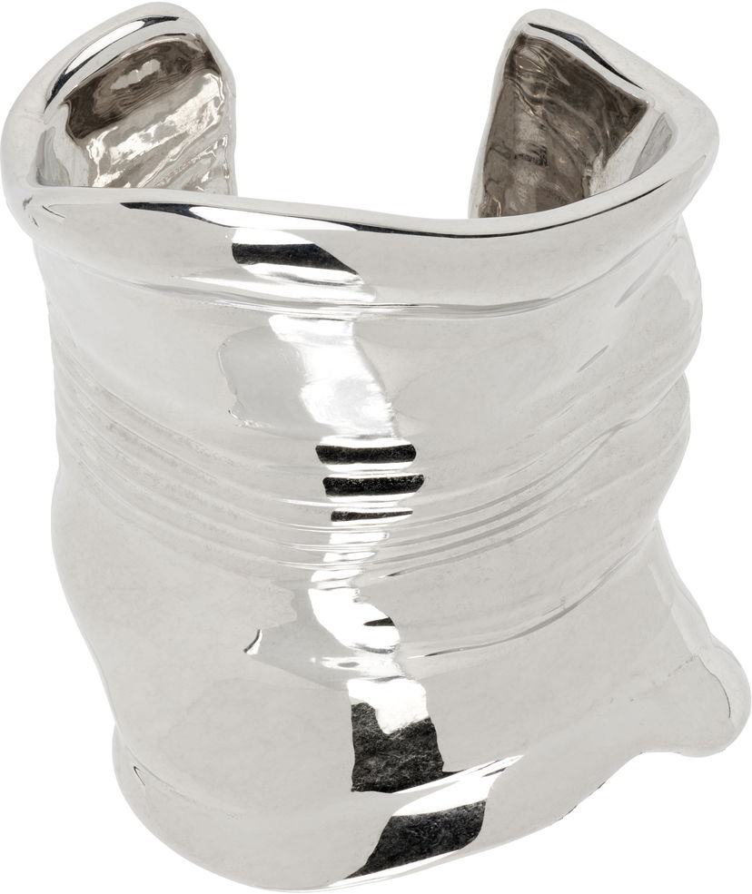 Armband Jean Paul Gaultier Jean Paul Gaultier Silver Distorted Cuff Bracelet Metallisk | 25/03-W-JW014-X053-91