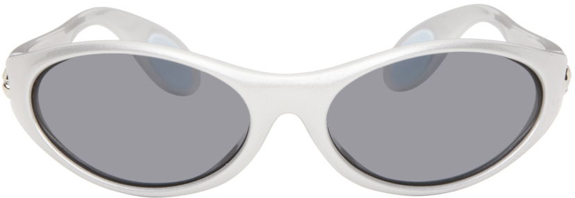 Solglasögon Coperni Coperni Oval Sunglasses Grå | COPSG06865