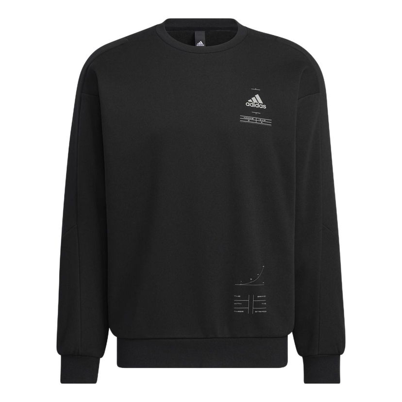 Sweater adidas Originals Men's Tech Eng Crewneck Sweatshirt Svart | HN9021