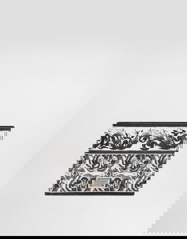 Plånbok Dolce & Gabbana Dolce & Gabbana Calfskin Majolica Print Wallet Vit | BP3102AN719IU3TN, 0