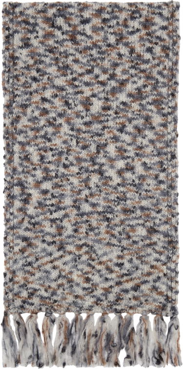 Halsduk A.P.C. Knitted Fringe Scarf Grå | WOAPE-M15207, 0