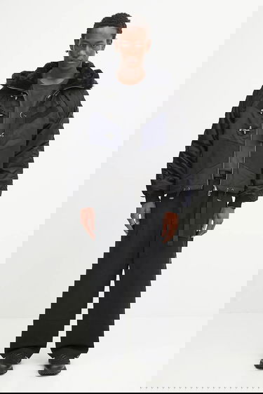 Bomberjacka Andersson Bell Norwegian N2B Hooded Padded Jacket with Fur Trim and Toggle Closures Flerfärgad | awa690u, 7