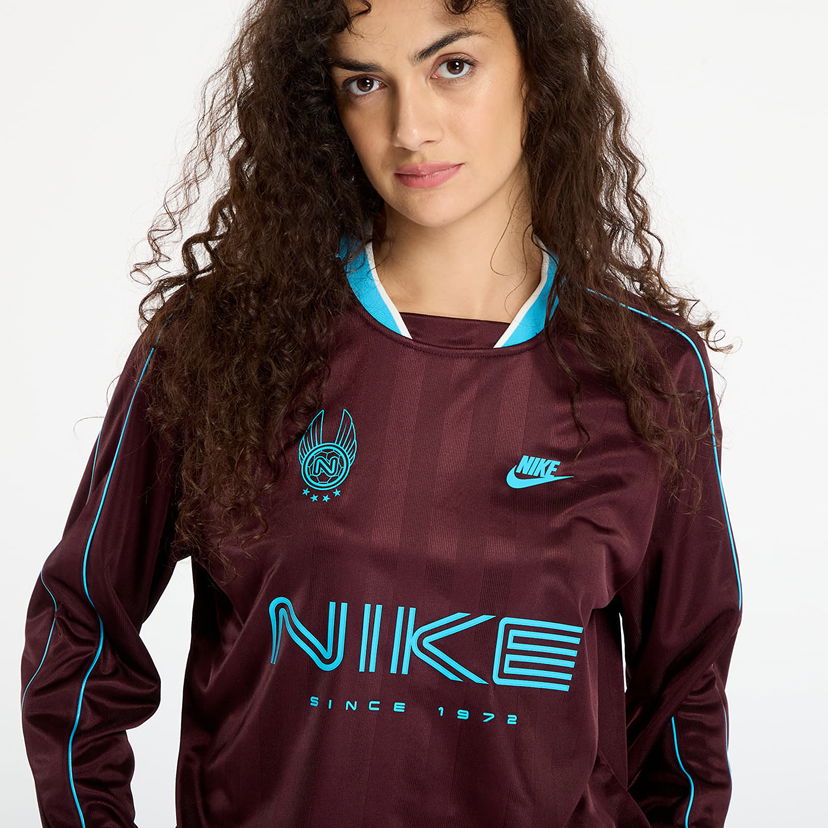 Jersey Nike Nike Tričko W Nsw Ls Jersey Bourgogne | IM7452-652