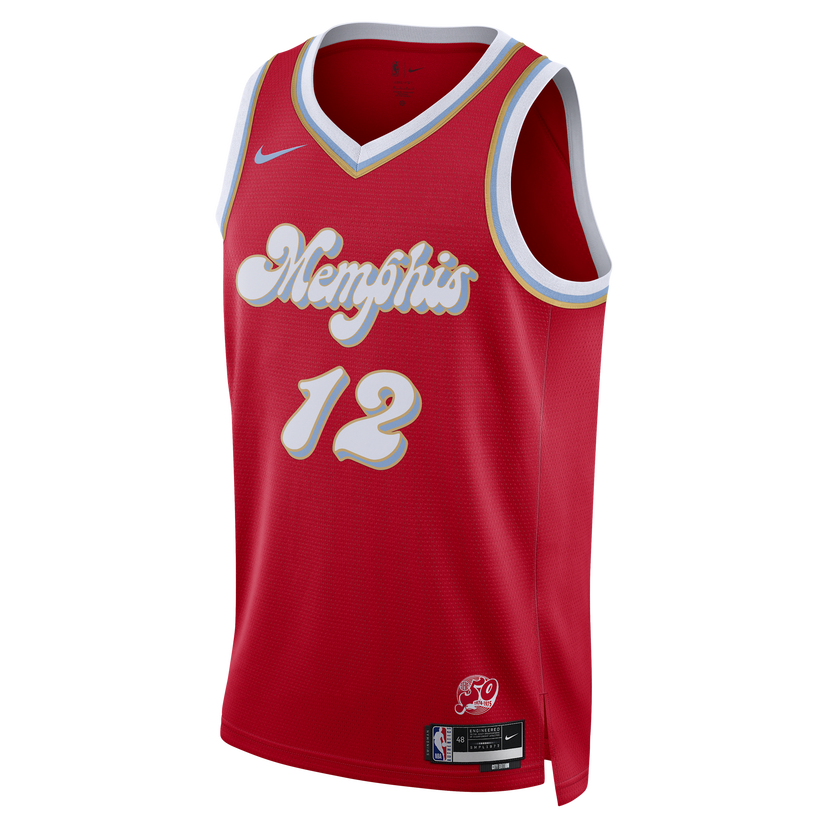 Jersey Nike Dri-FIT NBA Swingman Ja Morant Memphis Grizzlies City Edition 2024/25 Röd | FQ4347-658