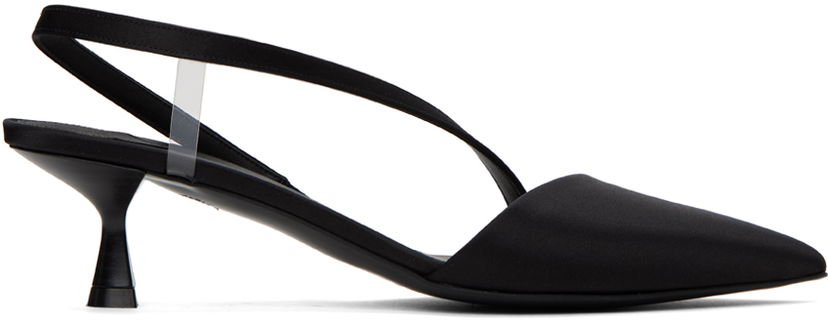Sneakers och skor Stella McCartney Iconic D'Orsay Slingback Heels Svart | 810372E00157
