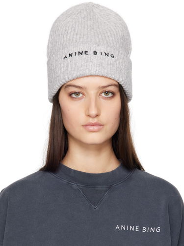Mössa Anine Bing Anine Bing Elia Beanie Grå | A-12-10621-CHR1, 0