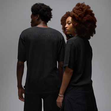 T-shirt Jordan Air Jordan Knitted Jersey T-Shirt Svart | HQ0766-045, 2