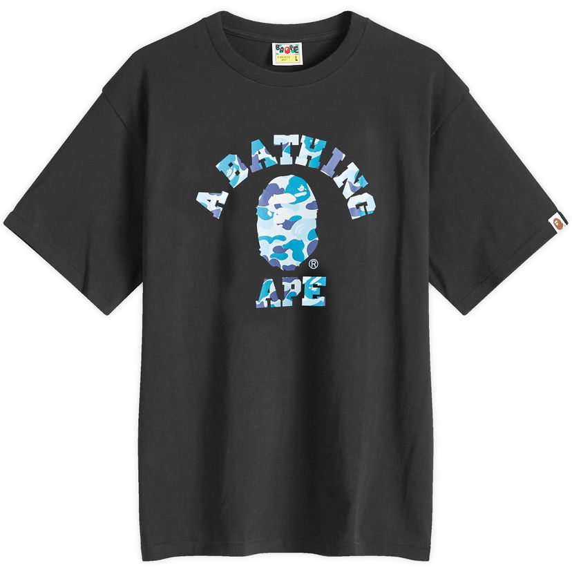 T-shirt BAPE ABC Camo College T-Shirt Svart | 001TEI301005M-BKB