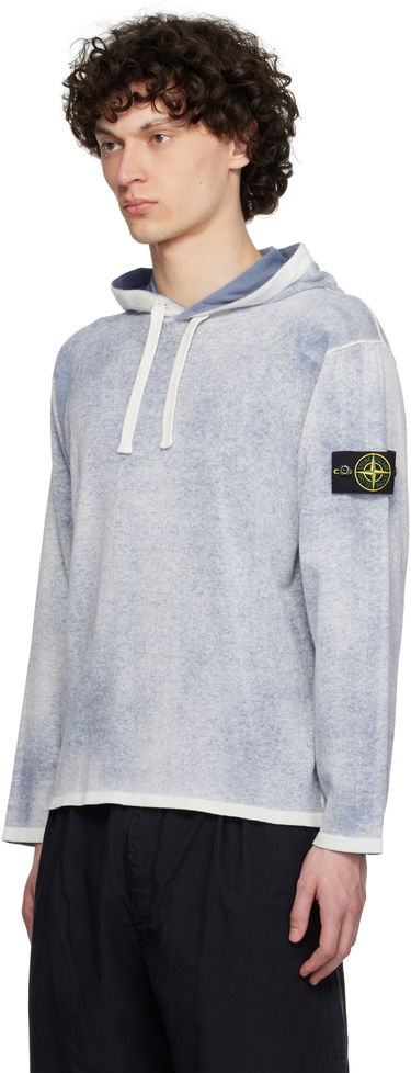 Sweatshirt Stone Island Stone Island Raw Hand Light Reversible Hoodie Blå | K1S15 5100029 S00Z2, 3