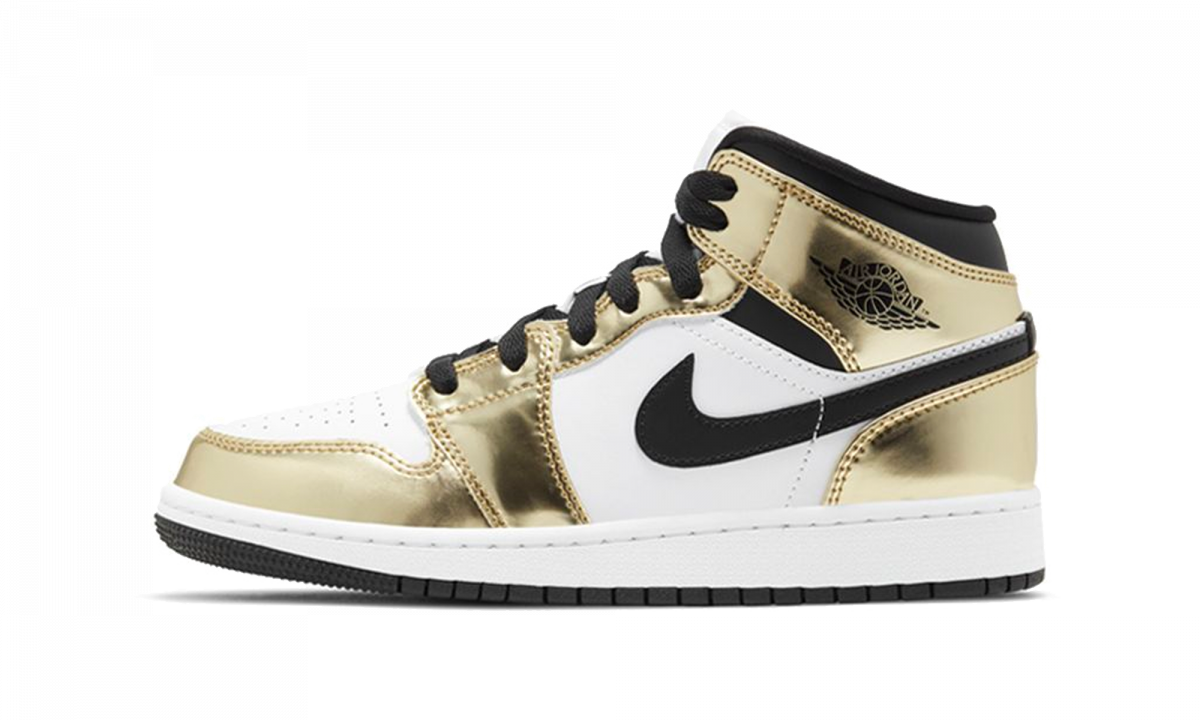 Sneakers och skor Jordan Air Jordan 1 Mid SE Metallic Gold (GS) Metallisk | DC1420-700, 0