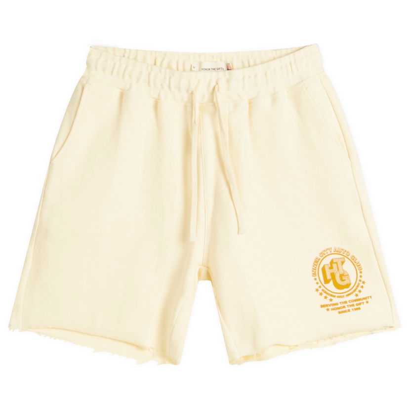 Shorts Honor The Gift Honor The Gift Race Herringbone Shorts Gul | HTG250122-WHT