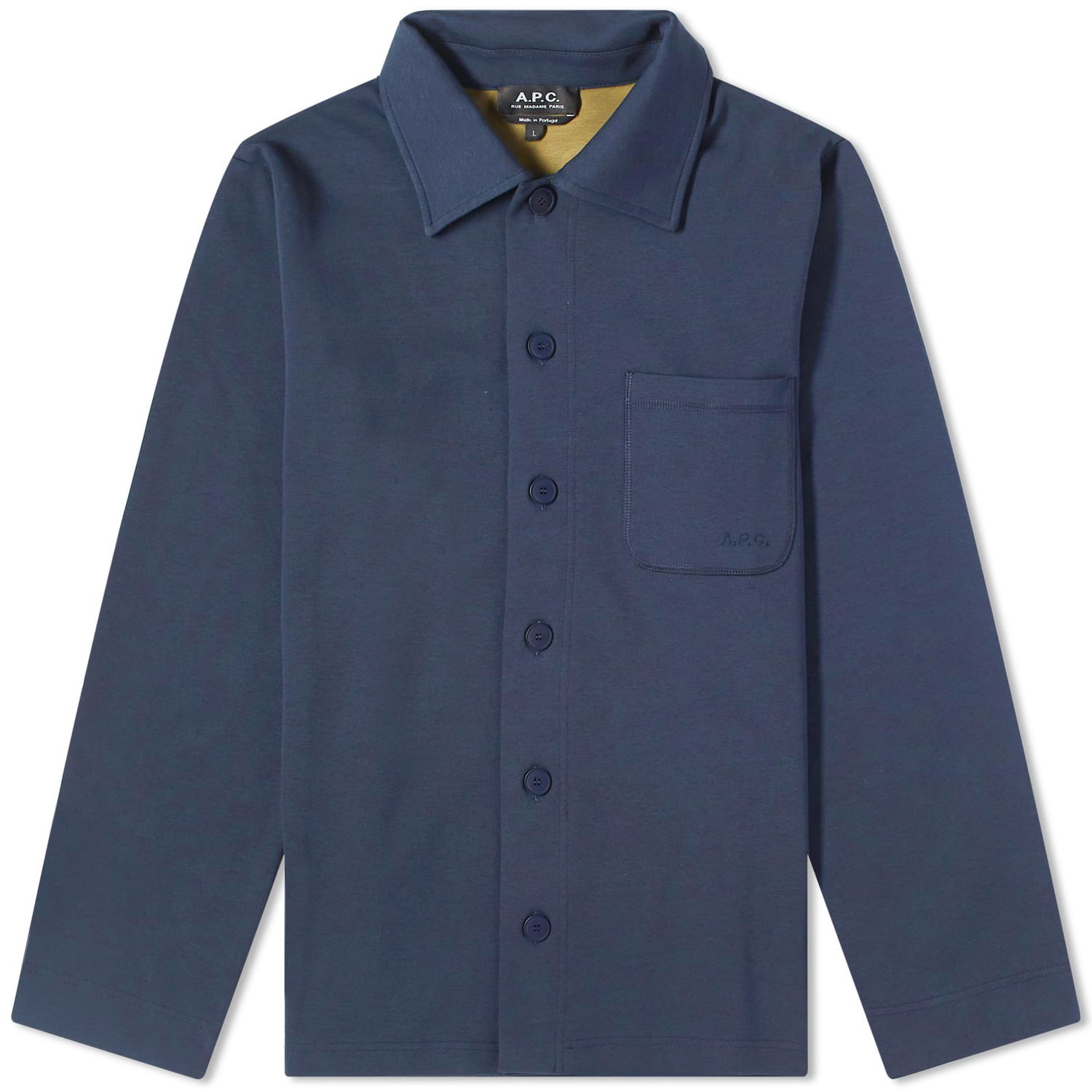 Jacka A.P.C. Charlie Work Jacket Mörkblå | COGCH-H03175-IAJ, 0