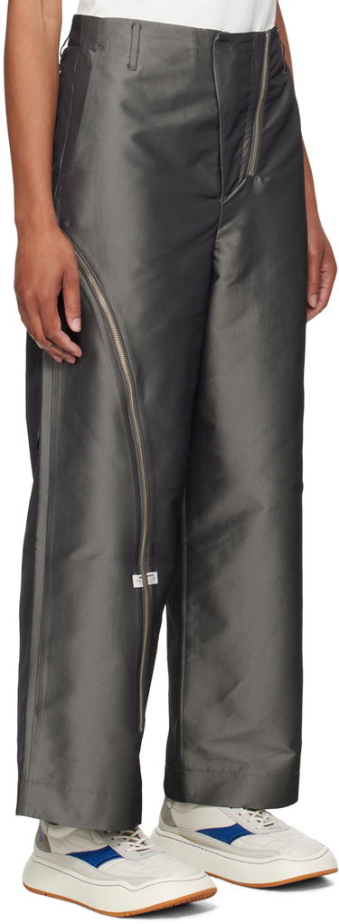 Byxor ADER ERROR Trousers With Side Zipper Grå | BN01SSBT0110CC, 4