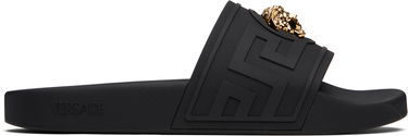 Sneakers och skor Versace Versace 'La Medusa' Slides Svart | 1020535_1A15481, 0