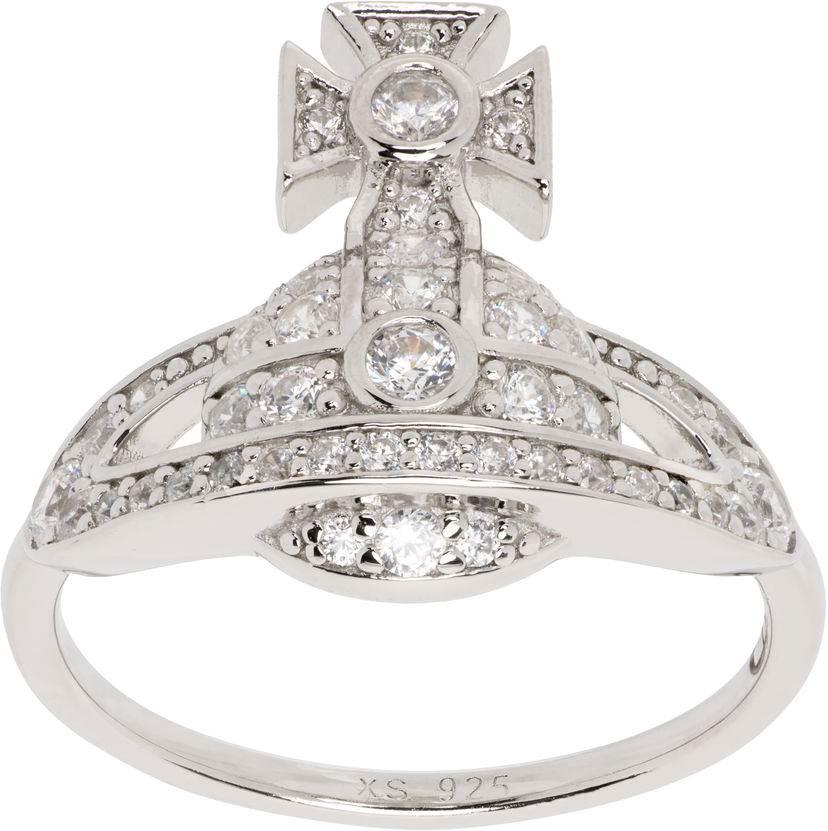 Ringa Vivienne Westwood Little Orb Ring Metallisk | 6404017S-01P102-