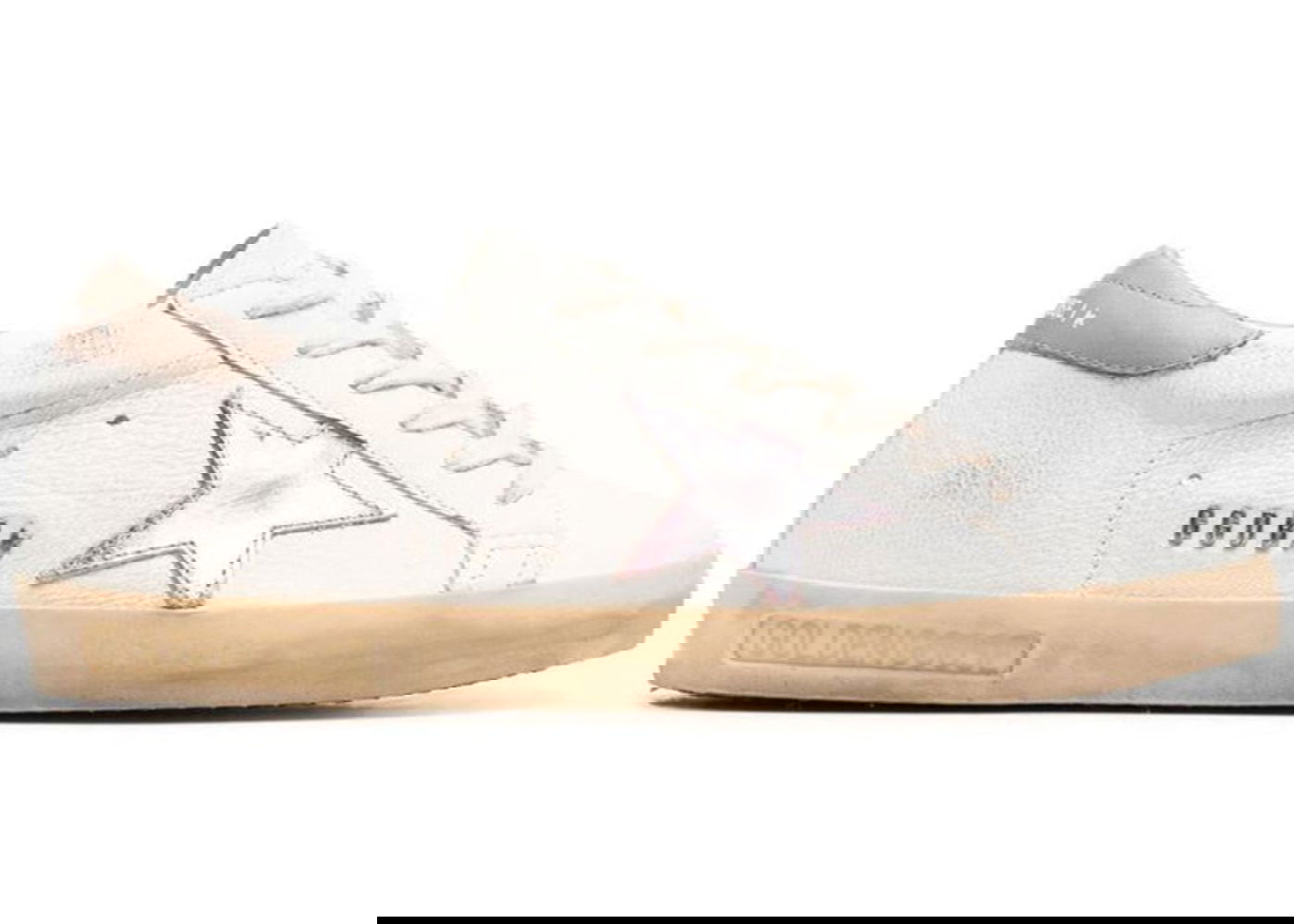 Sneakers och skor Golden Goose Super-Star White Antique Pink Metallic W Vit | GWF00101.F004065.11373, 0
