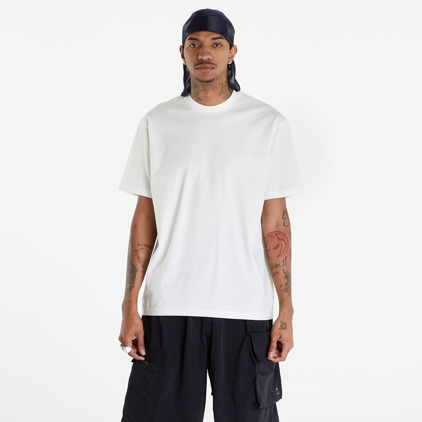T-shirt Y-3 Relaxed Short Sleeve Tee UNISEX White Vit | IV8221