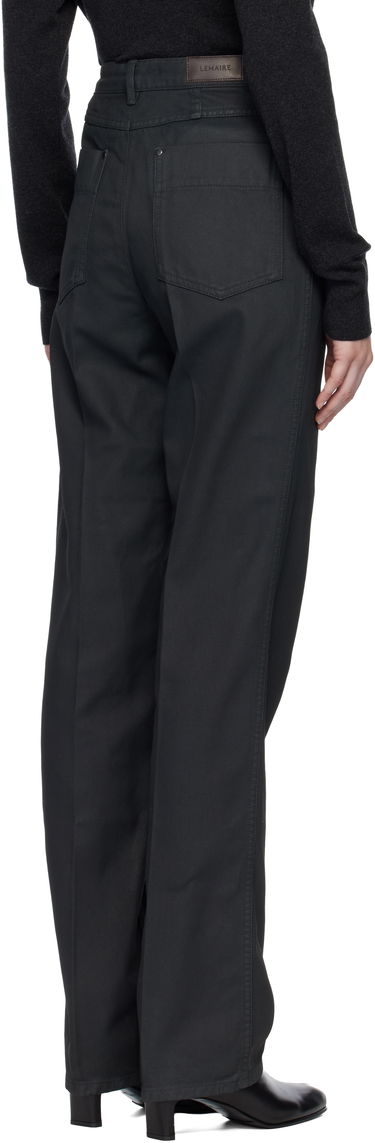 Jeans LEMAIRE High Waisted Straight Jeans Svart | PA1229 LD1059, 2