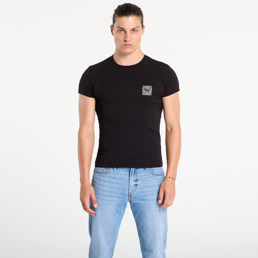 T-shirt Emporio Armani EA7 Emporio Armani Crew Neck T-Shirt Svart | EM000375AF10798UC001