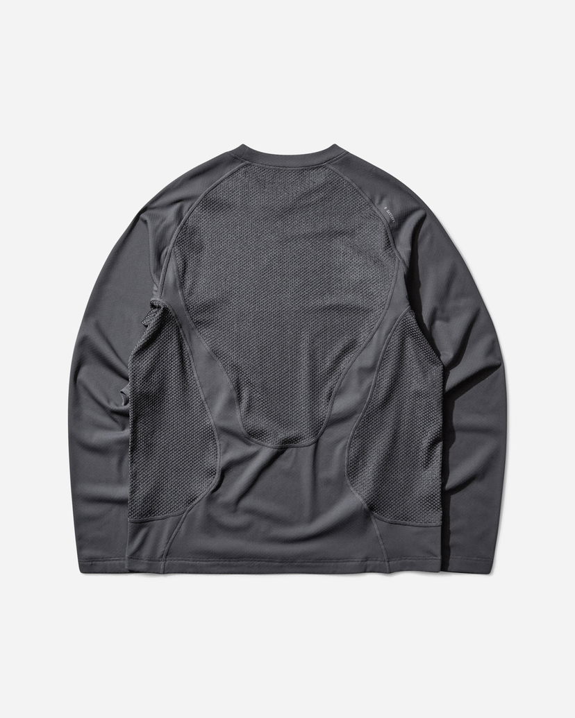 T-shirt Satisfy FuzzFleece Octa Longsleeve T-Shirt Grå | 11063 88201