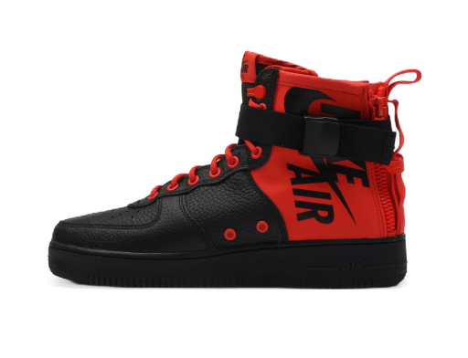 Sneakers och skor Nike SF Air Force 1 Mid ''Habanero Red Black'' Svart | 917753-601