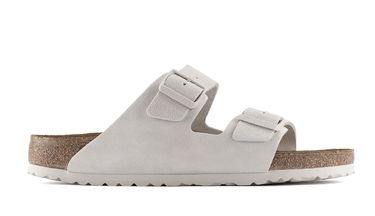 Sneakers och skor Birkenstock Arizona Soft Footbed Suede Leather Narrow Fit Vit | 1024516, 0