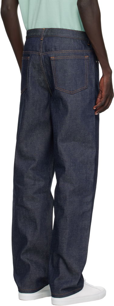 Jeans A.P.C. Fairfax Indigo Relaxed Fit Jeans Blå | CODBS-M09156, 2