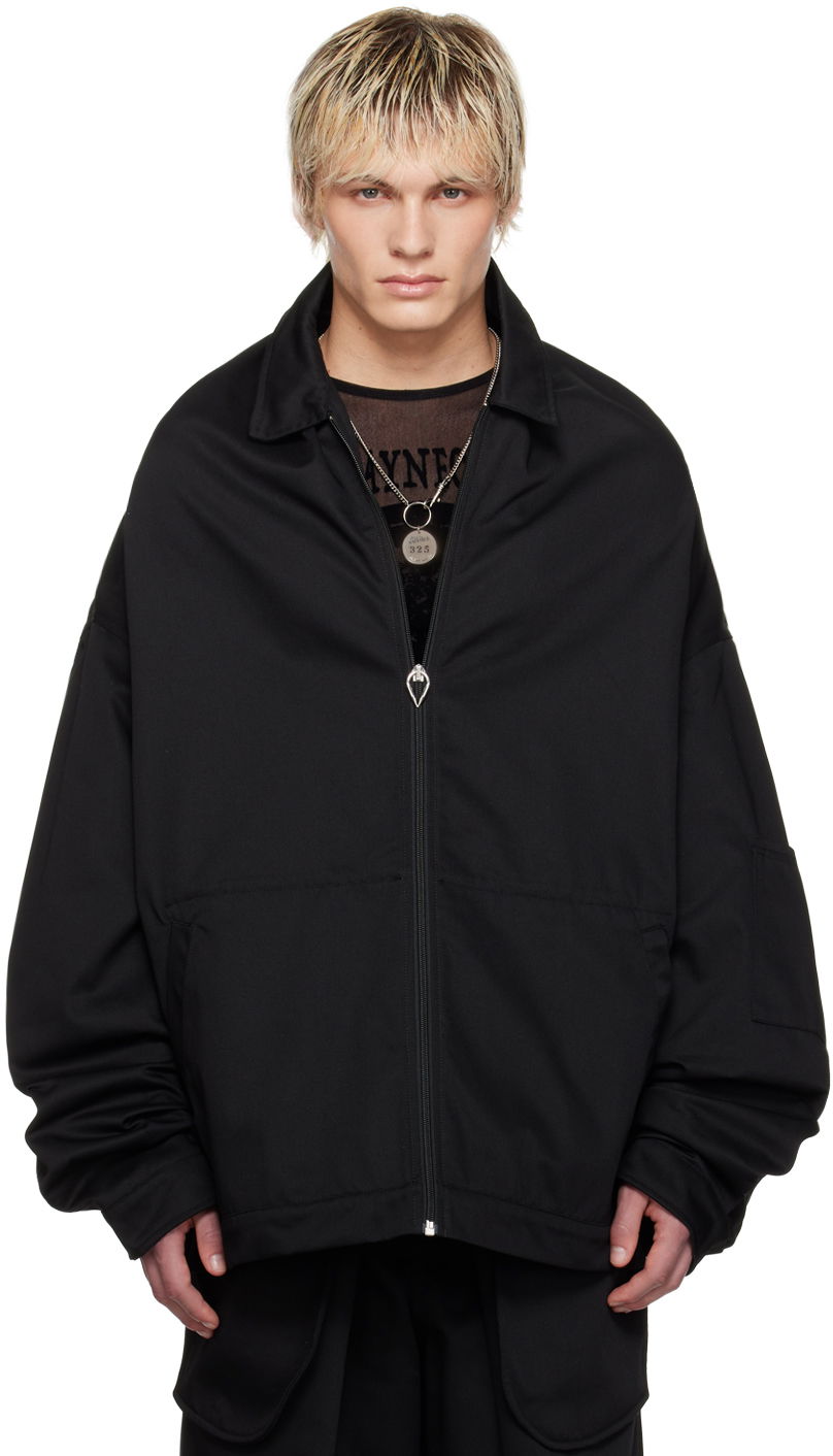 Jacka Jean Paul Gaultier Jean Paul Gaultier Shayne Oliver Edition Zip-Up Jacket Svart | 24/27-F-VE054-C048-00