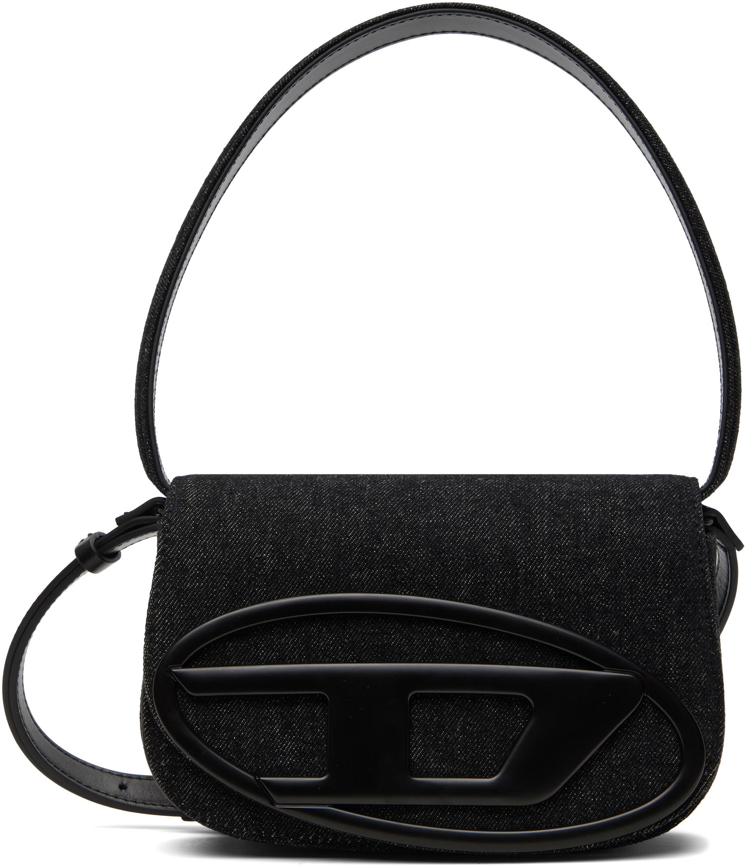 Handväska Diesel 1dr Denim Shoulder Bag Svart | X08396 P6901, 0