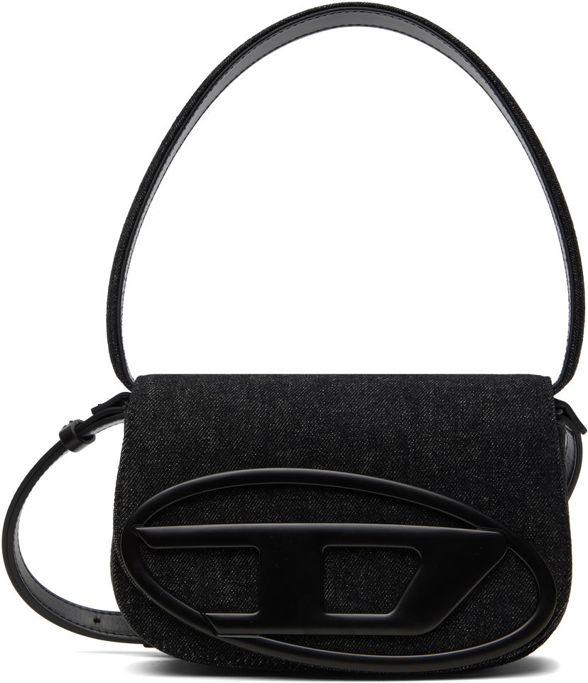Handväska Diesel 1dr Denim Shoulder Bag Svart | X08396 P6901