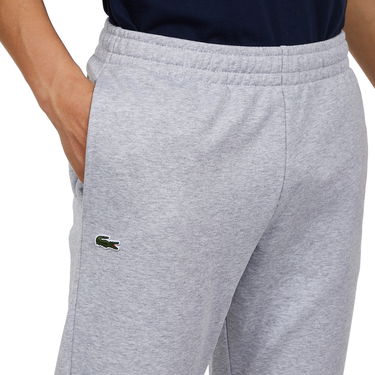 Träningsbyxor Lacoste Brushed Fleece Slim Fit Pants Grå | XH9507-00-CCA, 3