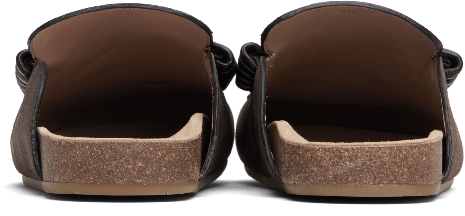 Sneakers och skor JW Anderson JW Anderson Stitch Loafer Mules Brun | LF0079-LA0319, 1
