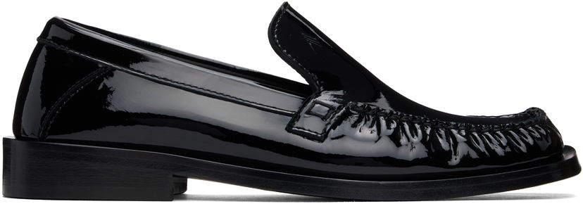 Kläder The Attico Attico Charles Patent Leather Loafers Svart | 250WSH00856 LBT002AA