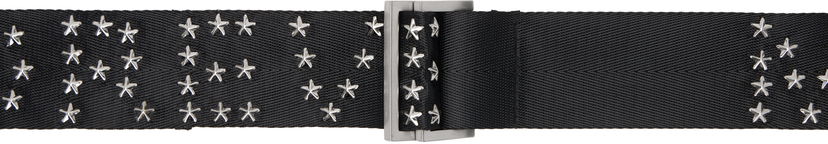 Bälten MISBHV MISBHV 'Forever' Star-Studded Webbing Belt Svart | 250A800