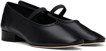 Klä Aeyde Aeyde Pippa Leather Ballerina Flats Svart | A11-FL-GLVR25RO126-FW24-800-007, 3