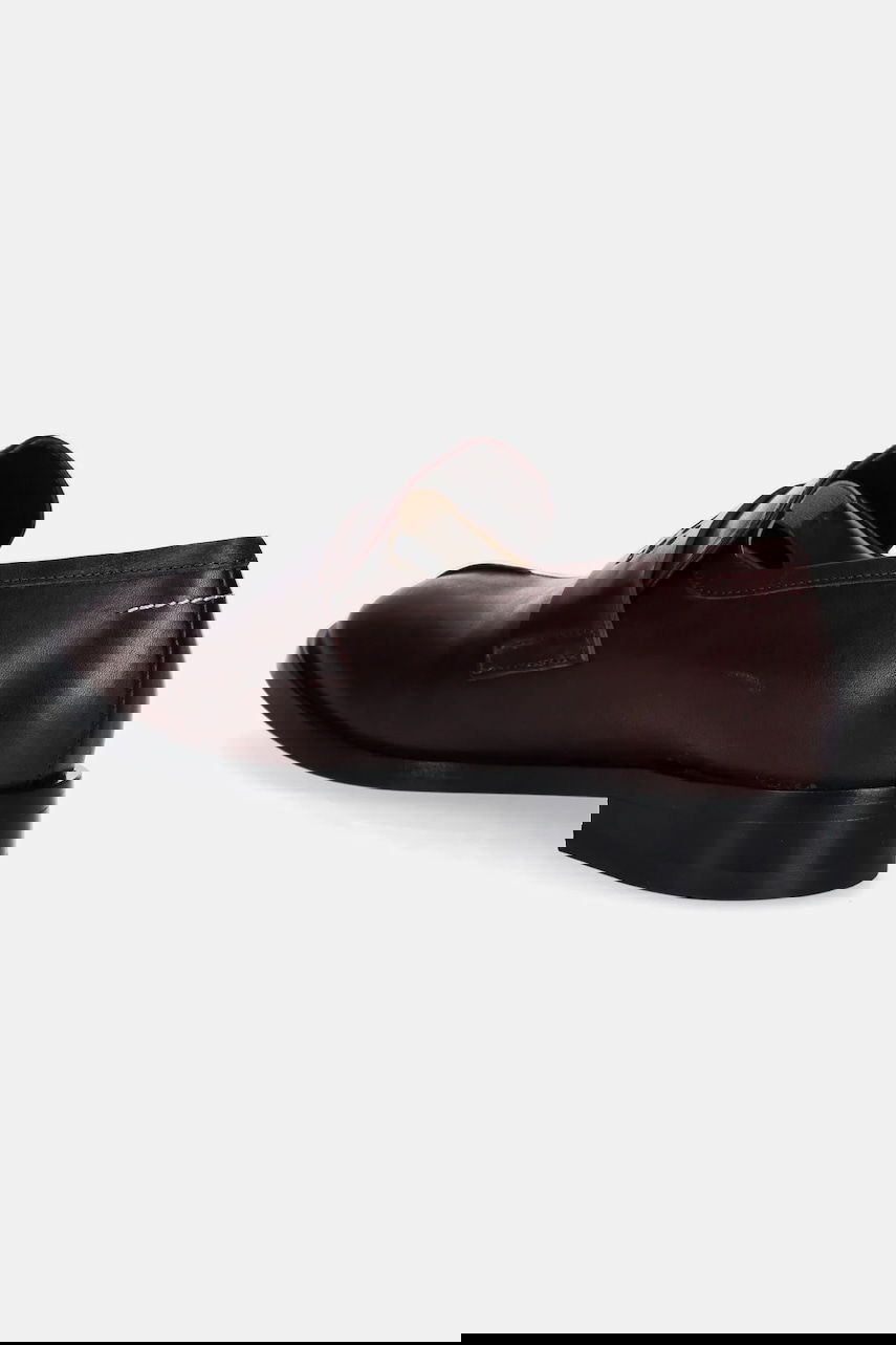 Sneakers och skor Maison Margiela MM6 Maison Margiela Leather Loafers Bourgogne | S59WR0096.P5000.T2353, 1