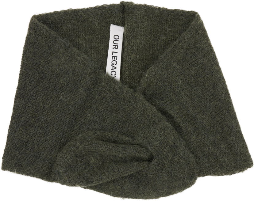 Halsduk OUR LEGACY Our Legacy Miniature Knotted Scarf Grön | A4258MM