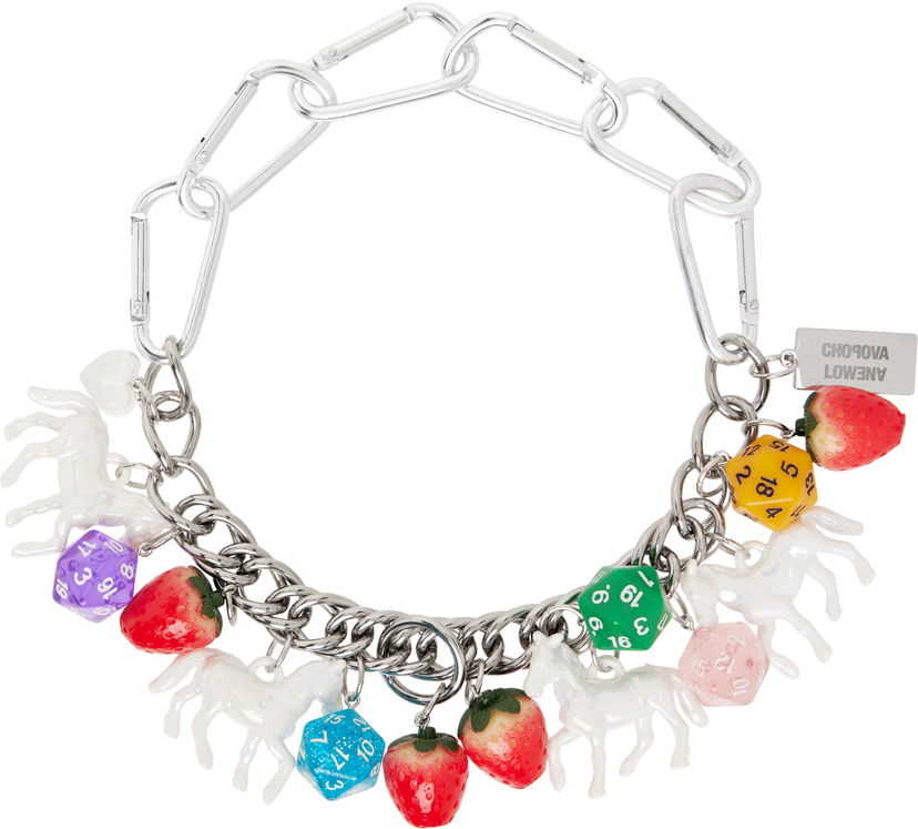 Nyckelringar Chopova Lowena Chopova Lowena 'The Everything' Chain Necklace with Charms Flerfärgad | 6601