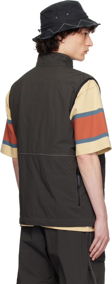 Väst and wander Gramicci Edition Brushed Nylon Vest Grön | GUJ5-S3001, 2