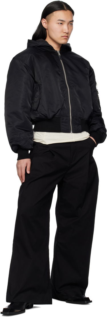 Bomberjacka Entire Studios Hooded Broad Bomber Jacket Svart | ES2539OI, 3