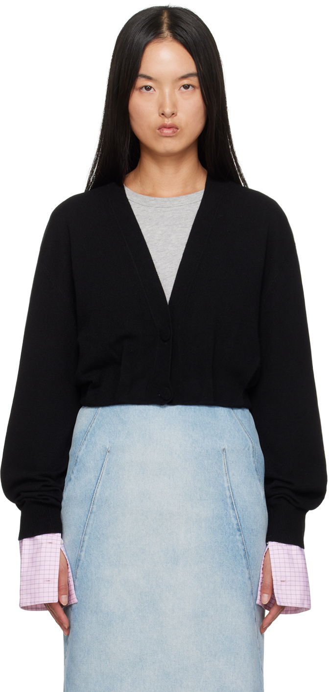 Sweater Dries Van Noten Cardigan Svart | 242-011213-9704