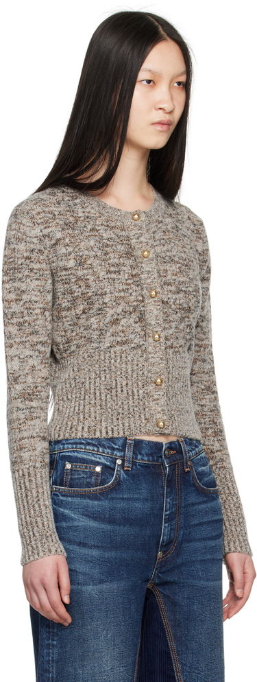 Sweater Stella McCartney Knit Cardigan Grå | 6K07903S2501, 1