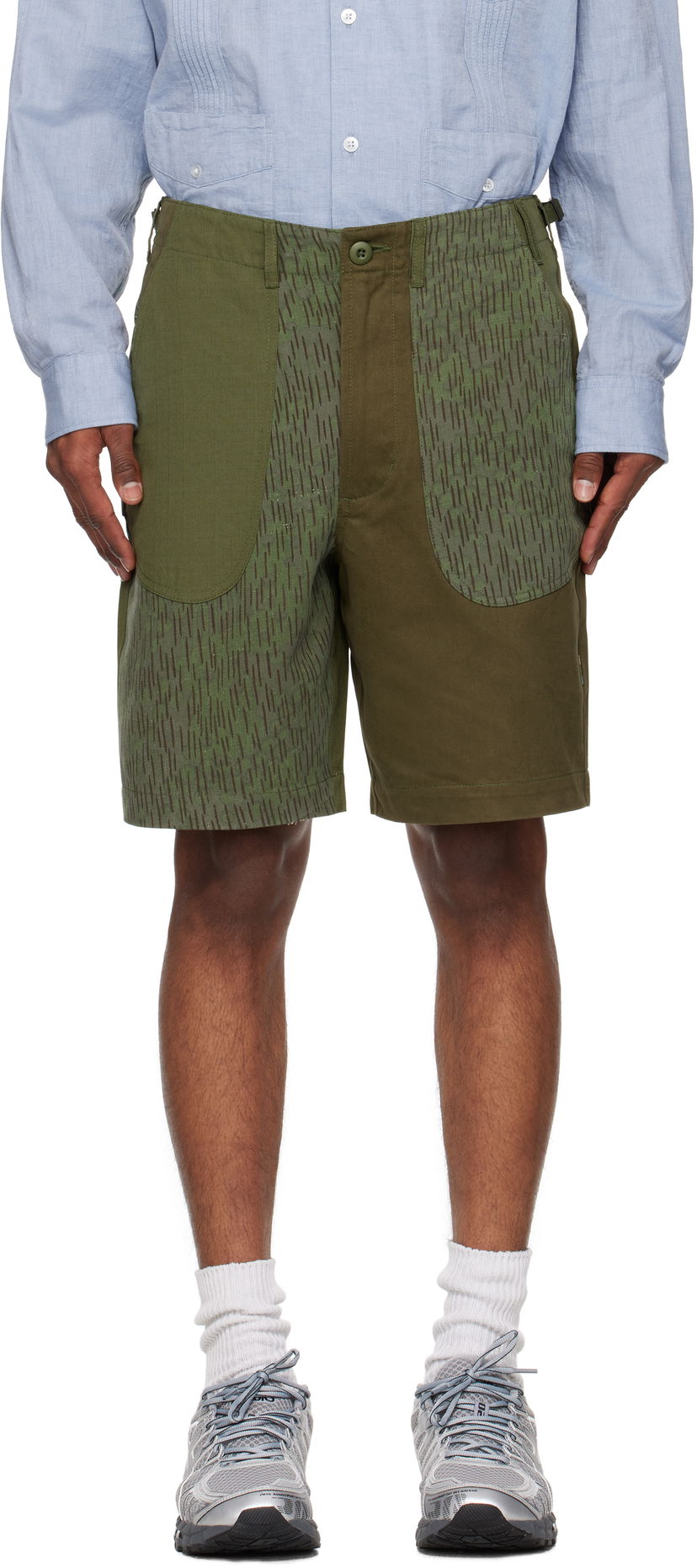 Shorts Maharishi Maharishi Upcycled Fixed Deck Shorts Grön | 6086